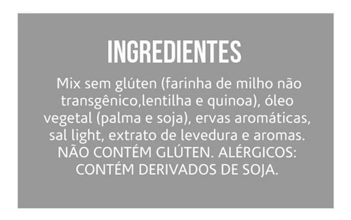 Imagem 4 de 4 de 12x Snack De Milho Sem Gluten Ervas Finas Belive 35g