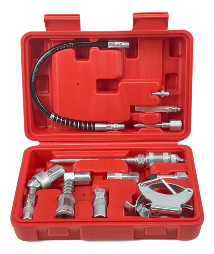 Herramienta 12pcs Kit Lubricacion Engrase Grasera Servicio