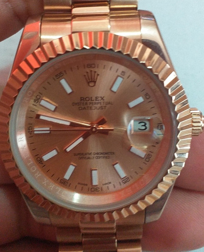 Relogio Rolex Olister Perpectual 48 Horas De Corda Reserva