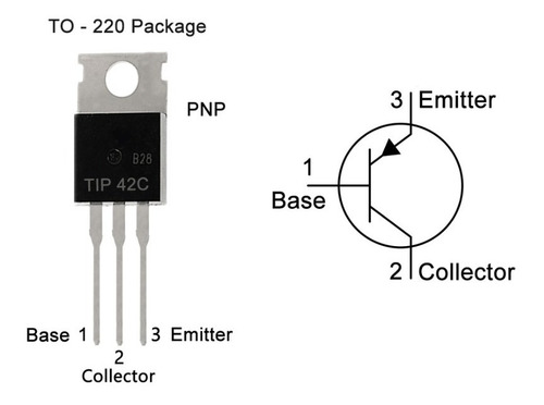 Transistor Tip42c Tip42 Pnp 100v 6a To-220 5 Piezas