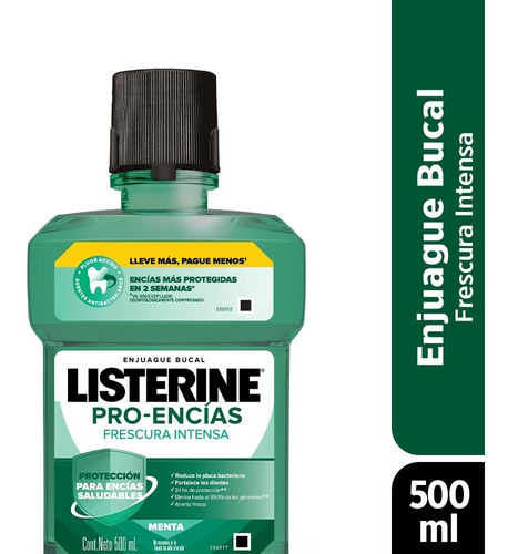 Listerine Proteccion Dientes & Encias 500ml