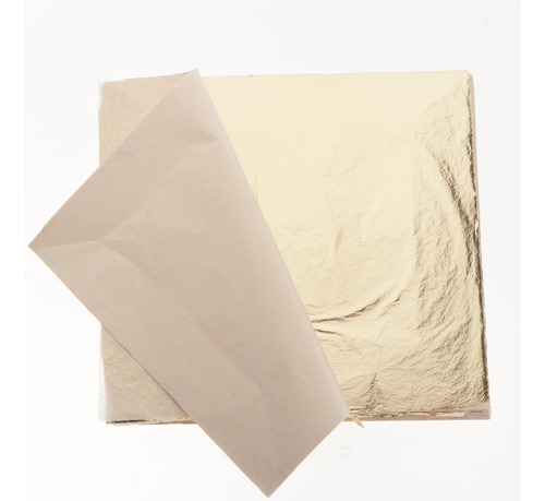 Paquete De 100 Adornos De Relleno De Papel De Oro Glitter