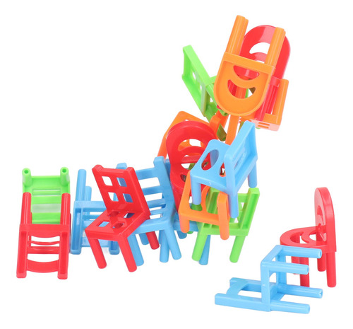 Familia De Juegos Balancing Chair Toy, 18 Piezas, Sillas Api