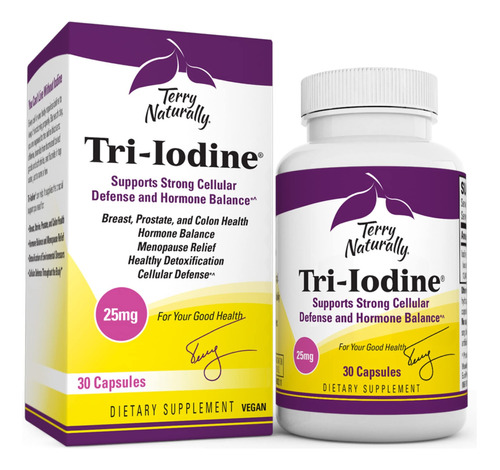 Terry Naturally Tri-yodine 25 Mg - 25000 Mcg De Yodo, 30 Cps