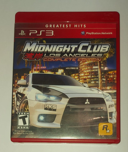 Midnight Club: Los Angeles  Complete Edition Ps3 Original