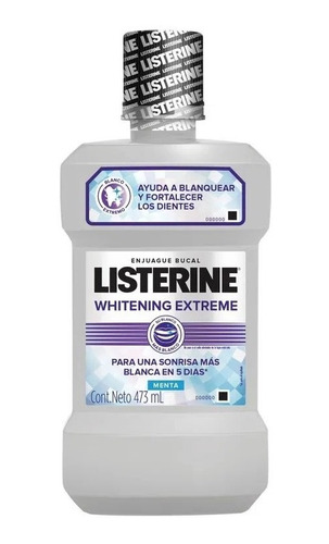 Pack 3u Listerine Whitening Extreme Enjuague Bucal 473ml