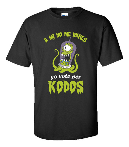 Remera Yo Voté Por Kodos / Los Simpson / Niño / Tv Cine