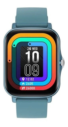 Imagen 2 de 8 de Smartwatch Reloj Inteligente Jd Baires 1.69 Spo2 Azul -*