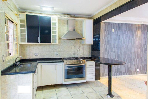 Imagem 1 de 12 de Sobrado Com 3 Dormitórios À Venda, 210 M² Por R$ 657.000,00 - Vila Camilópolis - Santo André/sp - So2157