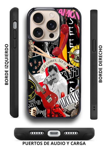 Funda Antigolpes Para Iphone Y Otros Bandas Rock Famosas 3 Iphone 12 Pro Max