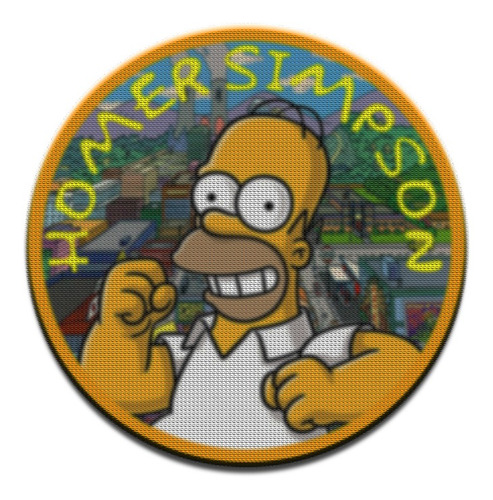 Parche Circular Simpsons Homero M02