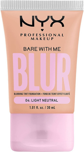 Base de maquillaje líquida NYX Professional Makeup Bare With Me Light Neutral Bare With Me Blur Light Neutral tono light neutral - 30mL 30g