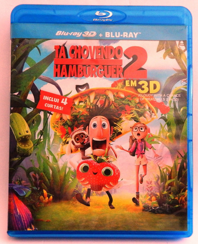 Blu-ray Tá Chovendo Hamburguer 3 (somente 3d) (Usado)