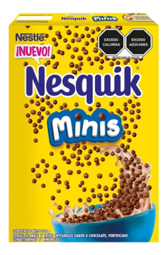 3 Pzas Cereal Nestlé Nesquik Mini Chocolate 320 G