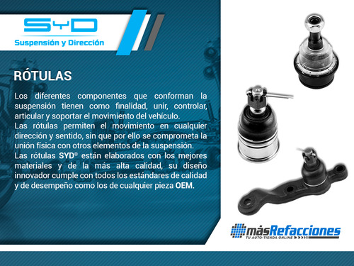 Par De Rótulas Delanteras Inferiores Qx80 14 Al 19 Syd