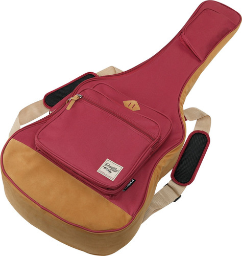 Ibanez Icb541-wr Funda Guitarra Clasica Vino Powerpad Gigbag