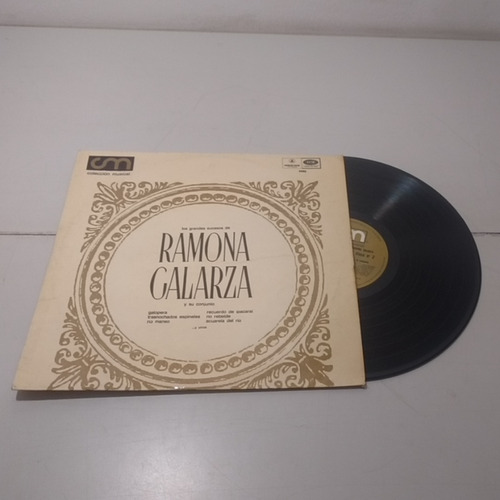 Disco Vinilo Lp  Los Grandes Sucesos De  Ramona Galarza  