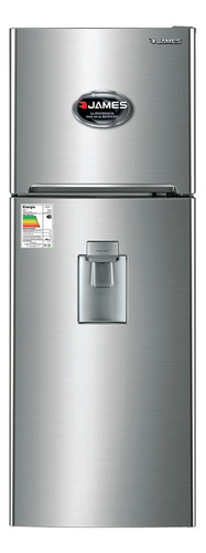 Heladera no frost James JN300 INOX D simil acero inoxidable con freezer 247L 220V