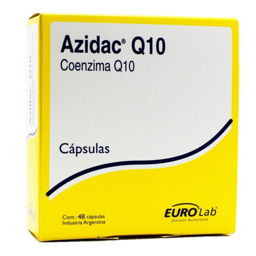 Azidac Q10 Coenzima Q10 X 48 Caps. Antioxidante