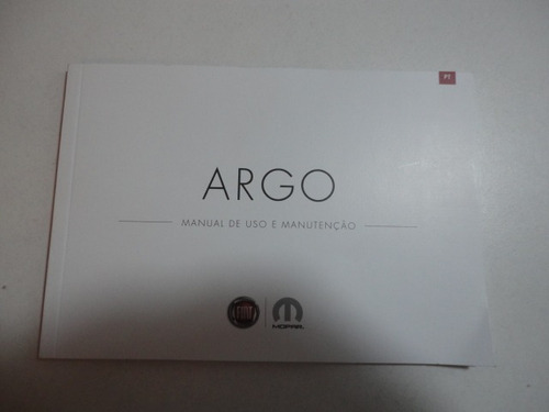 Em Branco Manual Fiat Argo 2018 2019 Original
