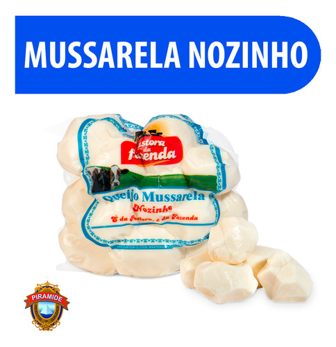 Queijo Mussarela Nozinho Condimentado 100% Puro Uni Pirâmide