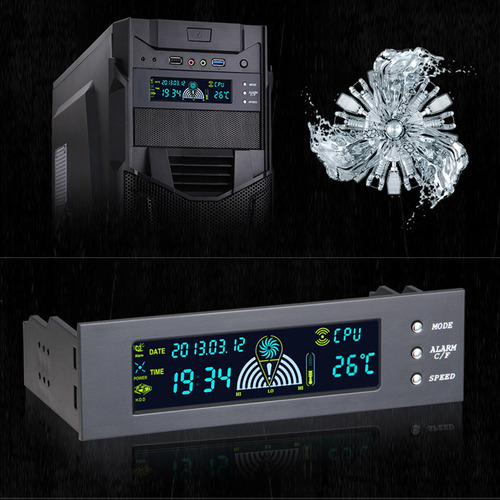Controlador De Velocidade Do Computador 3fan Temperatura Cpu