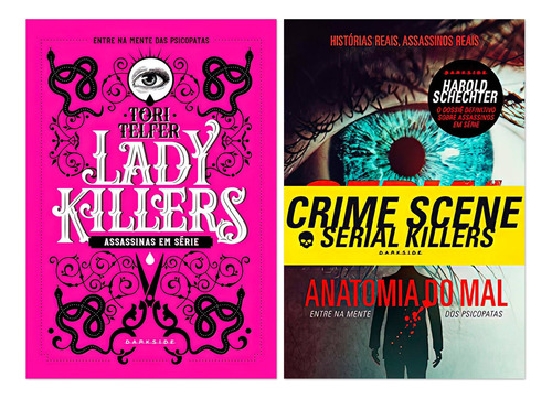 Lady Killers: Assassinas Em Série: Apenas Um Ano (apenas Um Dia - Livro 2), De Telfer, Tori. Série Serial Killers Editora Darkside Entretenimento Ltda  Epp, Capa Dura, Edição 1 Em Português, 2019