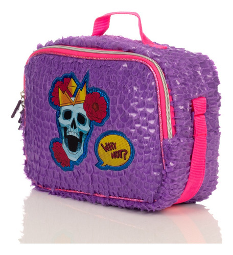 Lonchera Atmpacks Polinesios-0211 Color Violeta - 11cm X 28cm