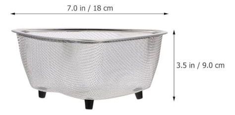 Colador Triangular Para Fregadero En Esquina Con Cesto De De