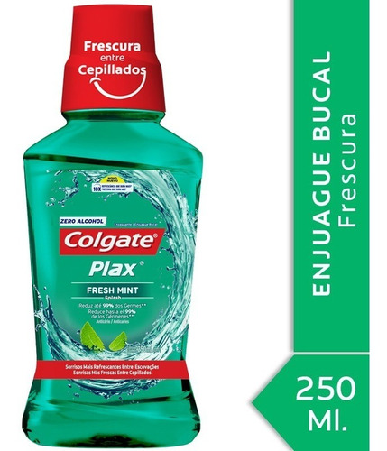 Enjuague Bucal Colgate Plax Fresh Mint - 250 Ml