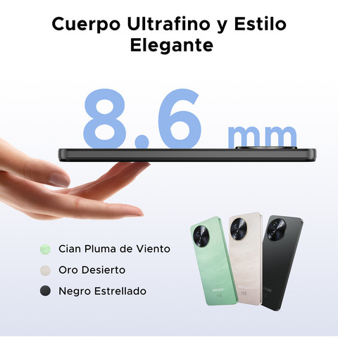 Celular Doogee Note 59 Pro 5g Celular With 6.75, 6250 mAh, 32 GB de RAM Ext. + 256 GB de ROM, Android 15, Cámara de 16 MP