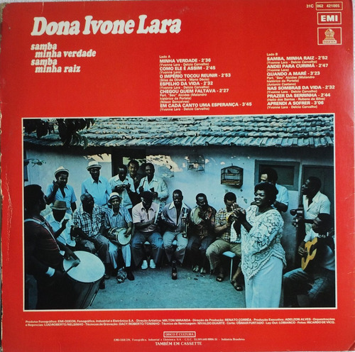 Lp Dona Ivone Lara - Samba Minha Verdade Samba Minha Raiz