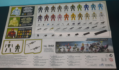 Halo Mega Blocks Tribute Pack 20 Halo Spartans (Usado)