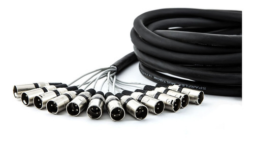 Multicabos Xlr 12 Vias - 4 Metros
