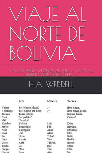 Libro: Viaje Al Norte De Bolivia: Y A Las Partes Vecinas Del