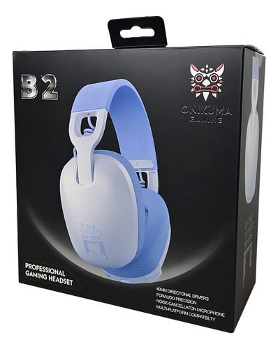 Auriculares Onikuma B2 tipo G435 Bt-5.3 Ps5 Ps5 Ps5 Ps4 para juegos de PC, color blanco