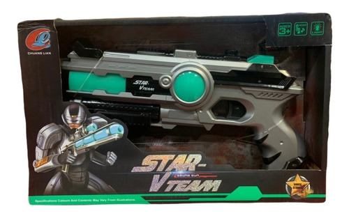 Pistola Espacial Luz Y Sonido - Star Vteam Blower