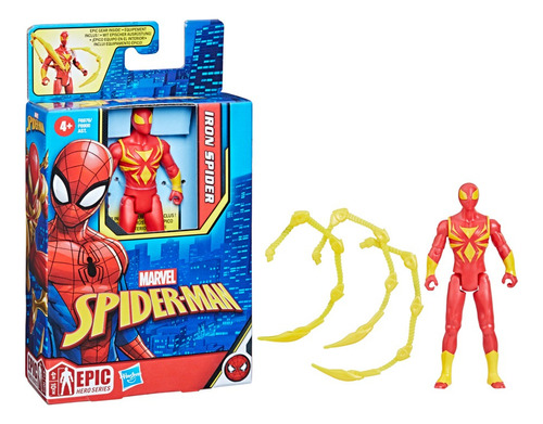 Marvel Homem-aranha Epic Hero Series - Aranha De Ferro 10 Cm