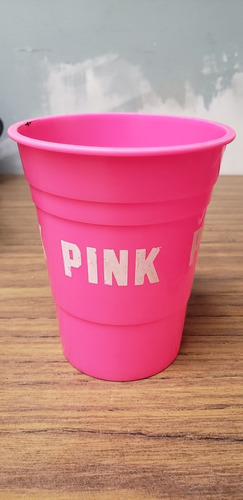 Vaso Pink Victoria's Secret Plastico