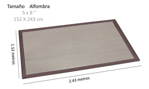 Imagen 4 de 4 de Alfombra Rizzy Home Riz Em-9418 Tamaño 5'x8'