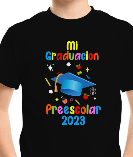 Playera De Graduacion Infantil Kinder Preescolar 