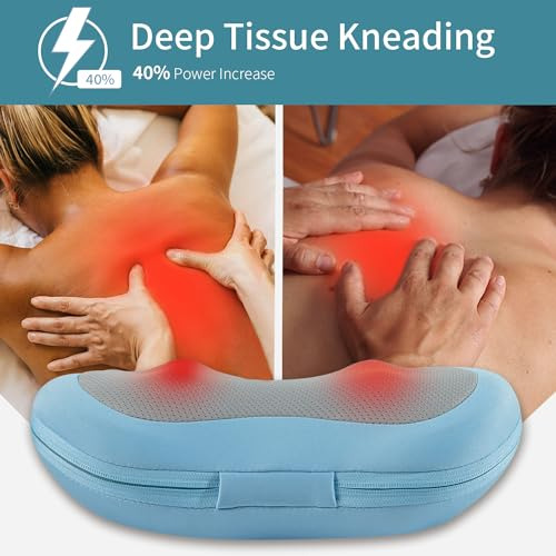 Masajeador De Cuello Y Espalda Shiatsu Con Calor Masajeador