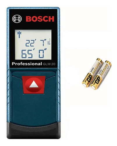 Trena Digital Para Medições De 0,15 À 20 Metros Glm20 Bosch