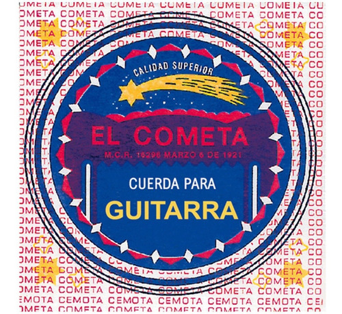 12 Cuerdas 2a El Cometa Para Guitarra Acústica, Acero 501