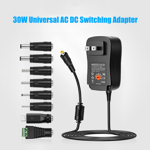 Adaptador De Corriente, Cargador Universal, Enchufable, 30 W