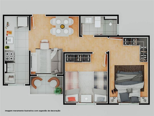 Imagem 4 de 11 de Apartamento Botujuru Mogi Das Cruzes/sp - 3226