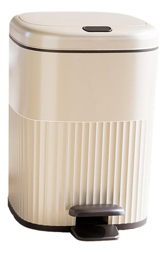 S Lata De Lixo Com Pedal, Lixeira Simples Branco Cinzento