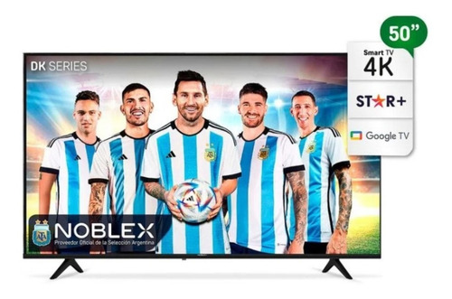 Imagen 3 de 3 de Tv Led 4k 50 Noblex Dk50x7500 Uhd Smart Netflix Tda