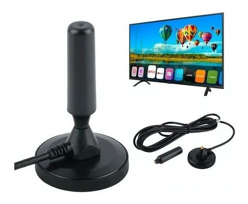 Imagen 2 de 9 de Antena Digital Para Tv Abierta Hd Canales Led O Smart Tv