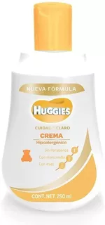 Huggies Crema Hipoalergénico Para Bebé Cuidado Claro 250 Ml